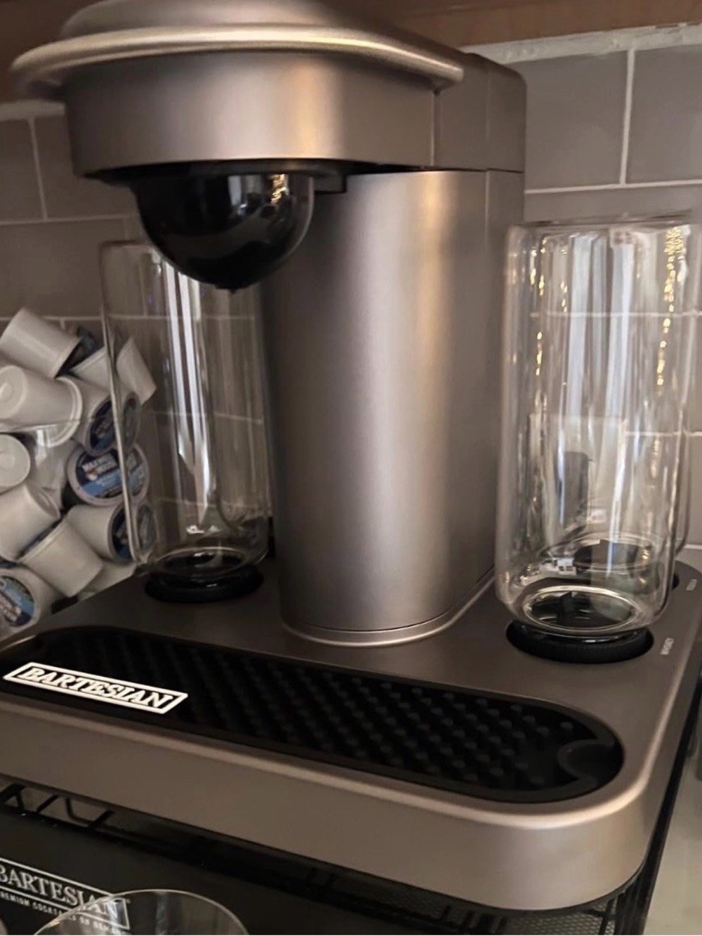 Bartesian Premium Cocktail & Margarita Machine for Home Bar Easy 2 Clean (55300)